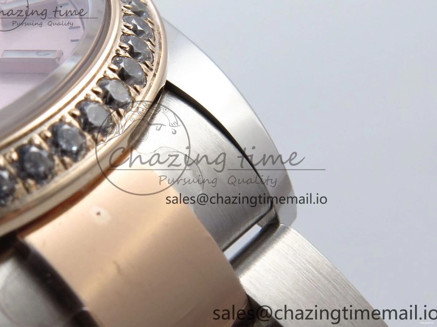 904L 2688 Oyster Dial RG Bracelet Steel SS 278381RBR DateJust Stick Diamonds RG Edition ETA on ARF 31 Bezel 1:1 Best 0415